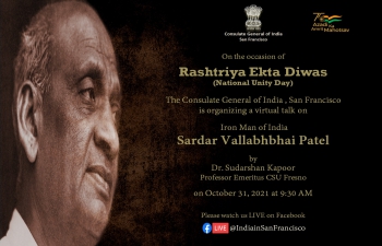 Rashtriya Ekta Diwas on 31st October 2021 